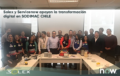 Servicenow y Solex. Go live de Sodimac