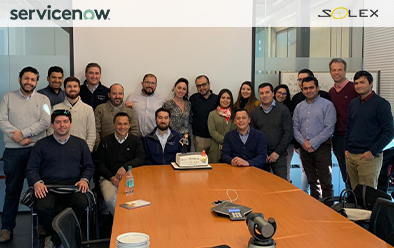 Solex y Servicenow celebra el go-live en Intervial