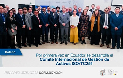 Solex Ecuador en el Comité Internacional de Gestión de Activos ISO/TC251