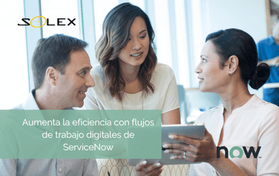 flujos de trabajo digitales servicenow